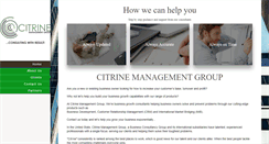 Desktop Screenshot of citrinemanagementgroup.com